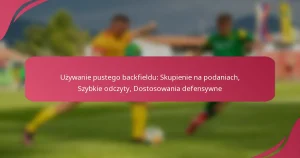 Używanie pustego backfieldu: Skupienie na podaniach, Szybkie odczyty, Dostosowania defensywne